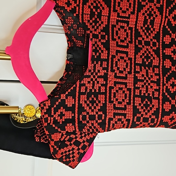 Jordanian Embroidered Thoub Toddler Cultural Dress 2T with Headband - Picture 5 of 6